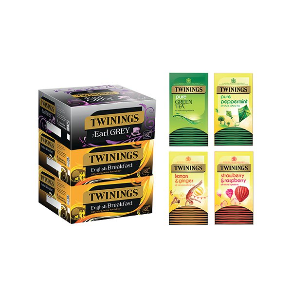 Twinings Favourites Variety Pack (Pack of 380) F14907 Twinings Favourites Variety Pack (Pack of 380) F14907