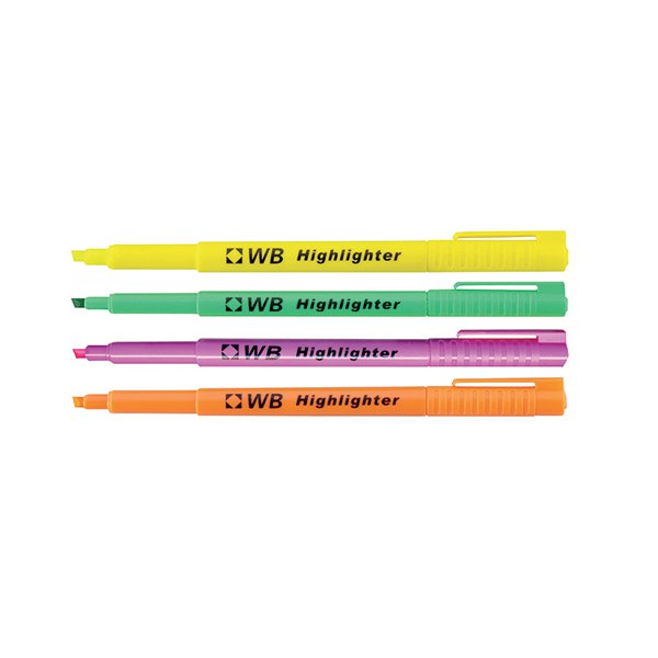 Highlighter Assorted WX93206 Pack of 4 Highlighter Assorted WX93206 Pack of 4