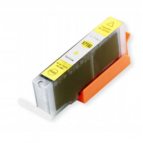Compatible+Canon+CLI-571Y+XL+Yellow+Ink+Cartridge