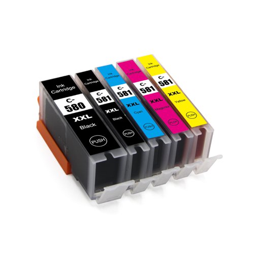Compatible+Canon+PGI-580+%2F+CLI-581+Multi-Pack+Ink+Cartridges