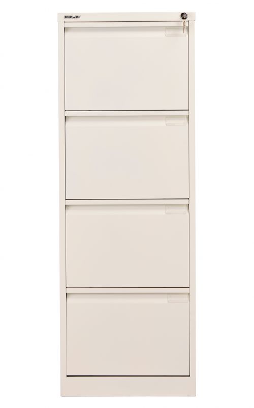 Fc9832 Bisley Bs Filing Cabinet 4 Drawer White Dims 1321mm H